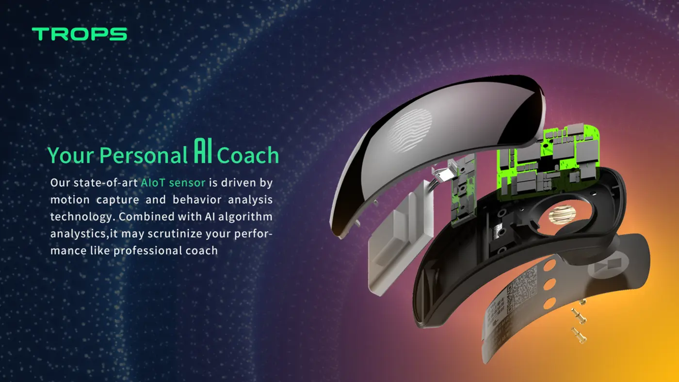 TROPS-1 — 25 g Ankle IMU Tracker (Academy Edition)